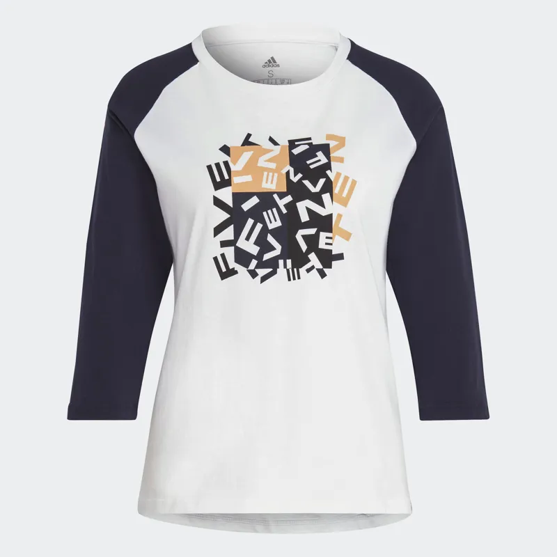 Five Ten Womens GFX Long Sleeve Tech Tee - White/Black-4